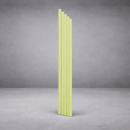 24cm 3mm Açık Yeşil Fiber Bambu Çubuk
