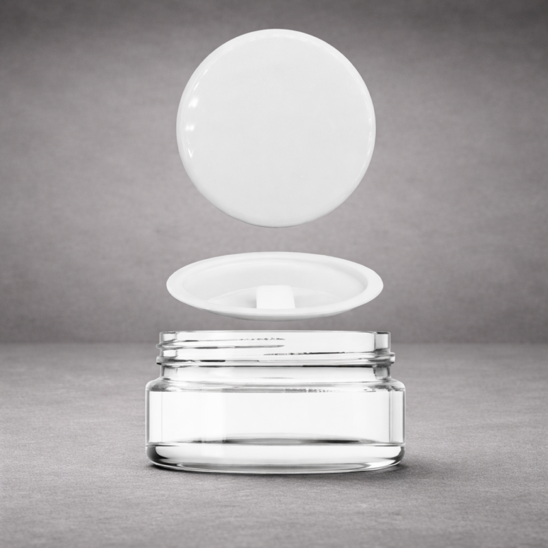 50 ML Şeffaf Krem Kavanozu